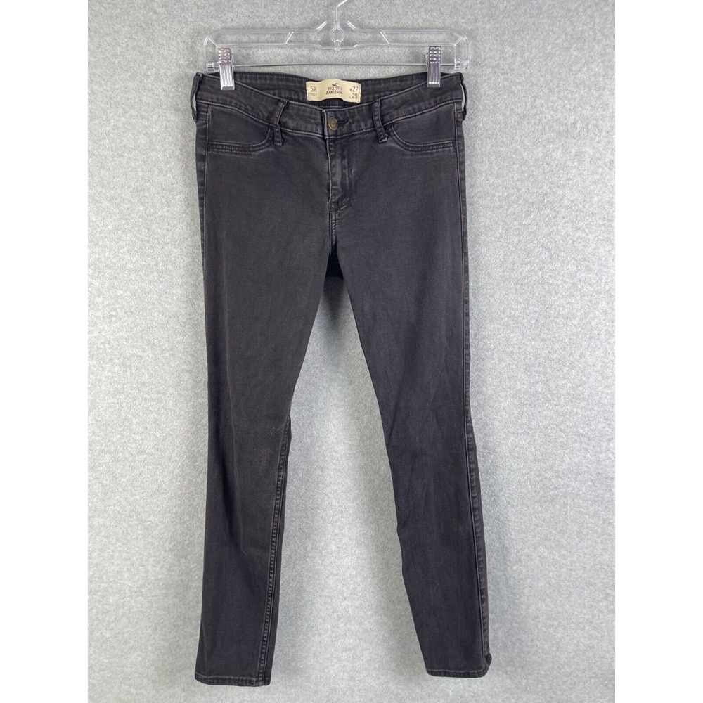 Hollister Jean Legging Junior's Size 5R Black‎ Mid Rise Skinny